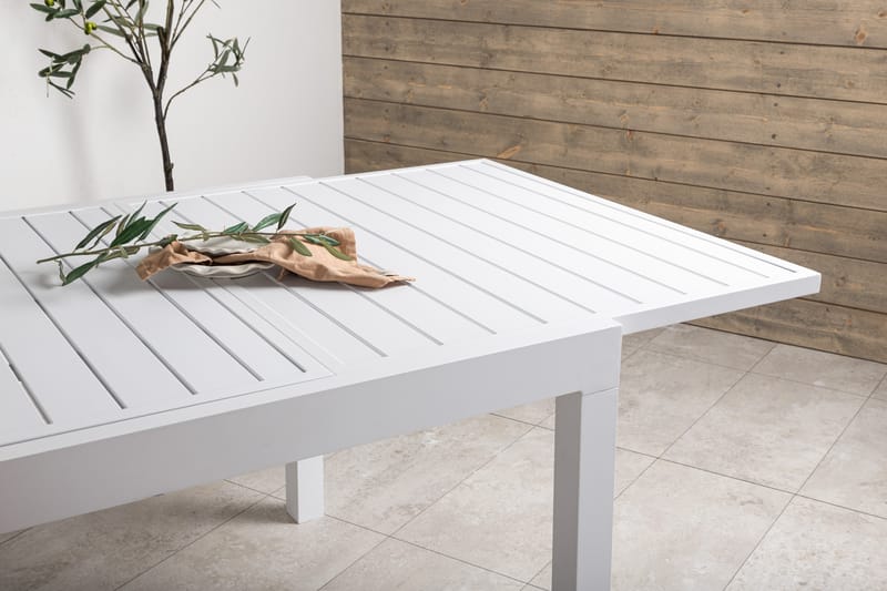 Marbella Förlängningsbart Matbord 160-240 cm Vit - Venture Home - Matbord utomhus