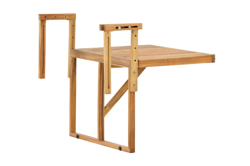 Marion Balkongbord Utomhus 60x45 cm - Trä/Natur - Utemöbler - Utebord & trädgårdsbord - Matbord utomhus