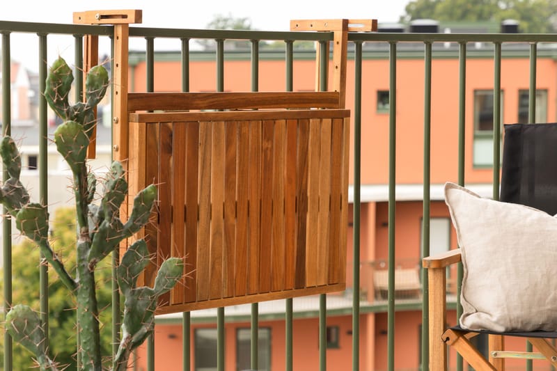 Marion Balkongbord Utomhus 60x45 cm - Trä/Natur - Utemöbler - Utebord & trädgårdsbord - Matbord utomhus