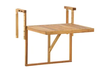 Marion Balkongbord Utomhus 60x45 cm - Trä/Natur - Utemöbler - Utebord & trädgårdsbord - Matbord utomhus