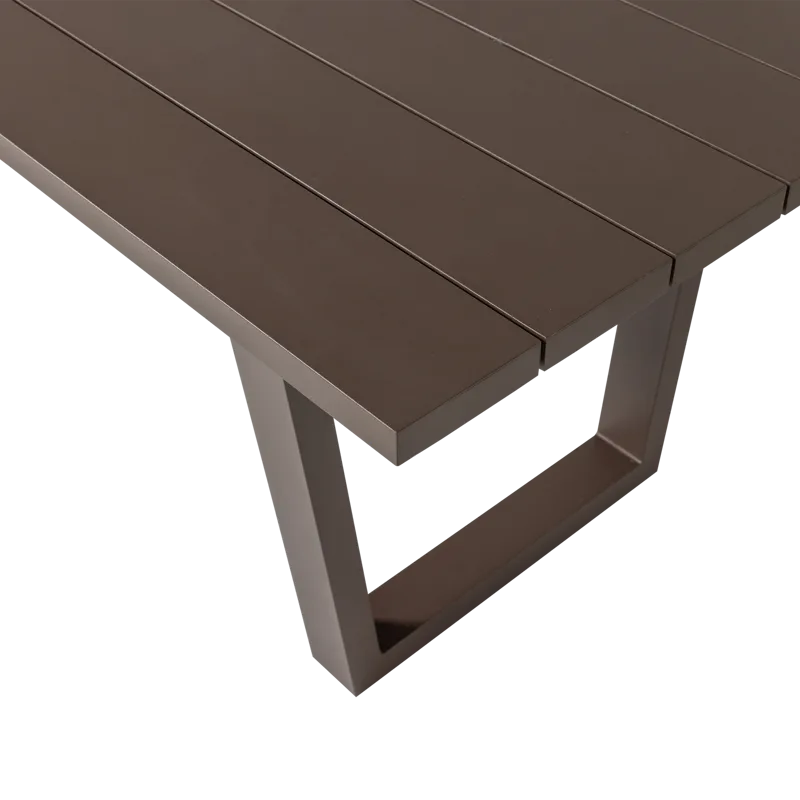 Matbord Bear 240 cm Utomhus - Brun - Utemöbler - Utebord & trädgårdsbord - Matbord utomhus