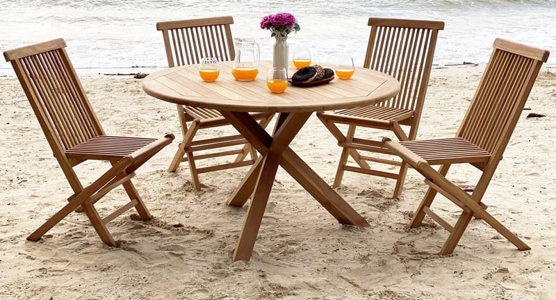 Matbord i teak 120 cm - Saltö, Teak