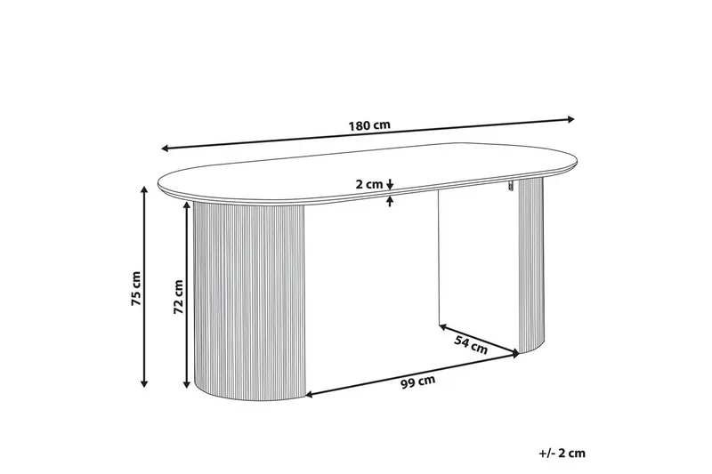 Matbord Savory Svart - Svart - Utemöbler - Utebord & trädgårdsbord - Matbord utomhus
