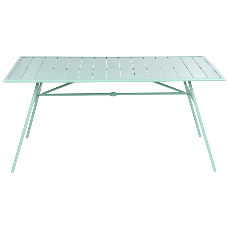 Matbord Terenzo 160 cm - Mintgrön - Utemöbler - Utebord & trädgårdsbord - Matbord utomhus
