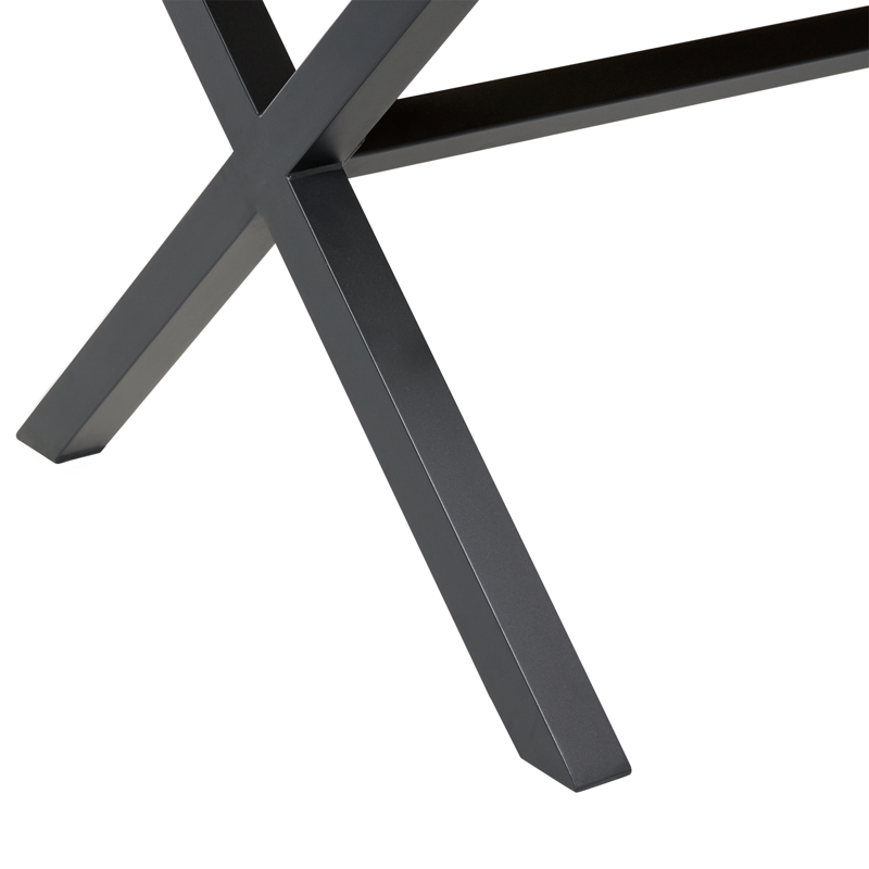 Matbord Tiano 160 cm - Brun - Utemöbler - Utebord & trädgårdsbord - Matbord utomhus