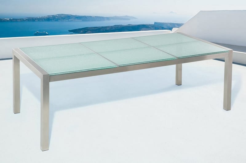 Bacoli Matbord Utomhus 220 cm - Transparent - Utemöbler - Utebord & trädgårdsbord - Matbord utomhus