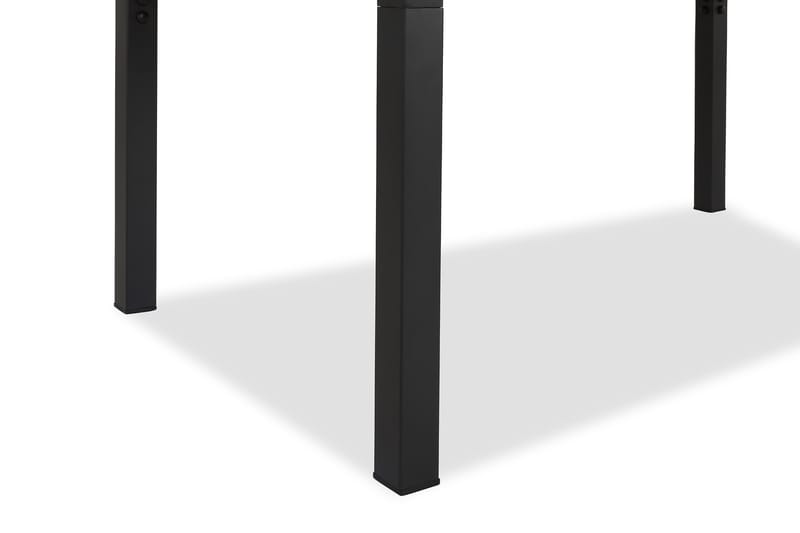 Bahamas Soffbord Utomhus 110x60 cm Utebord i Teak med aluminium ben - Brun / Svart - Utemöbler - Utebord & trädgårdsbord - Matbord utomhus