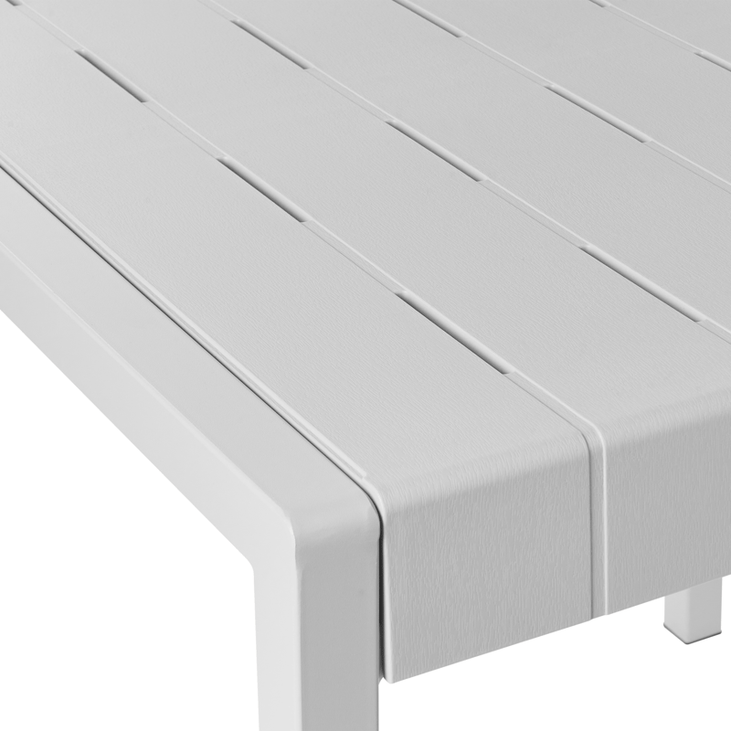 Matbord utomhus Bartica 81x84 cm - Grå - Utemöbler - Utebord & trädgårdsbord - Matbord utomhus