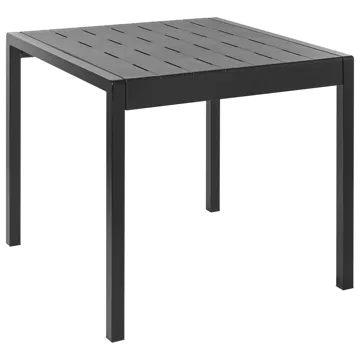 Matbord utomhus Bartica 81x84 cm - Svart - Utemöbler - Utebord & trädgårdsbord - Matbord utomhus