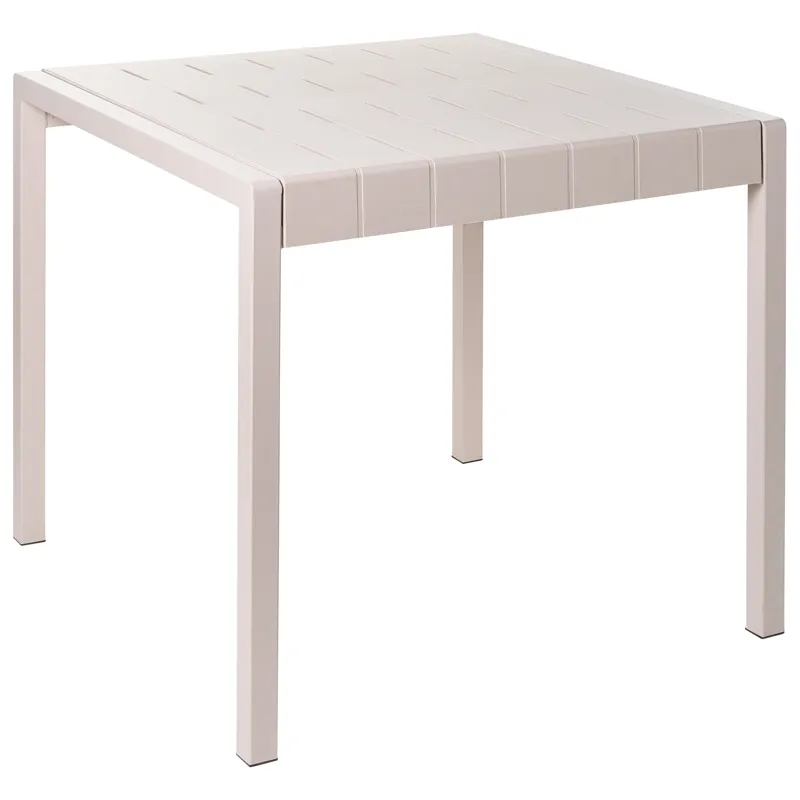 Matbord utomhus Bartica 84x81 cm, Beige