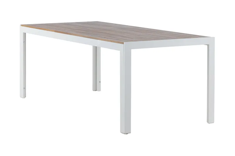 Bois Matbord Utomhus 200 cm - Brun/Vit - Utemöbler - Utebord & trädgårdsbord - Matbord utomhus