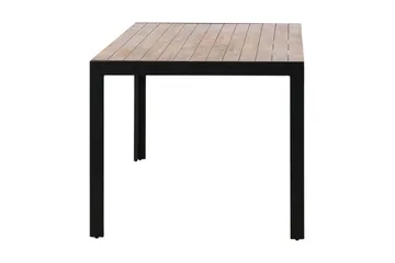 Bois Matbord Utomhus 200 cm Svart/Brun - Venture Home - Utemöbler - Utebord & trädgårdsbord - Matbord utomhus
