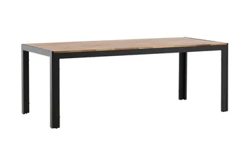Bois Matbord Utomhus 200 cm Svart/Brun - Venture Home - Utemöbler - Utebord & trädgårdsbord - Matbord utomhus