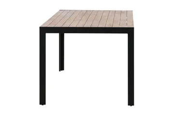 Bois Matbord Utomhus 200 cm Svart/Brun - Venture Home - Utemöbler - Utebord & trädgårdsbord - Matbord utomhus