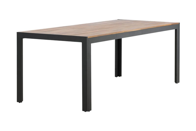 Bois Matbord Utomhus 200 cm Svart/Brun - Venture Home - Utemöbler - Utebord & trädgårdsbord - Matbord utomhus