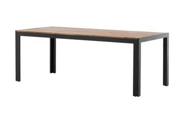 Bois Matbord Utomhus 200 cm Svart/Brun - Venture Home - Utemöbler - Utebord & trädgårdsbord - Matbord utomhus