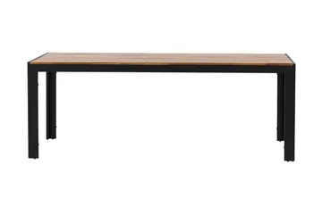 Bois Matbord Utomhus 200 cm Svart/Brun - Venture Home - Utemöbler - Utebord & trädgårdsbord - Matbord utomhus
