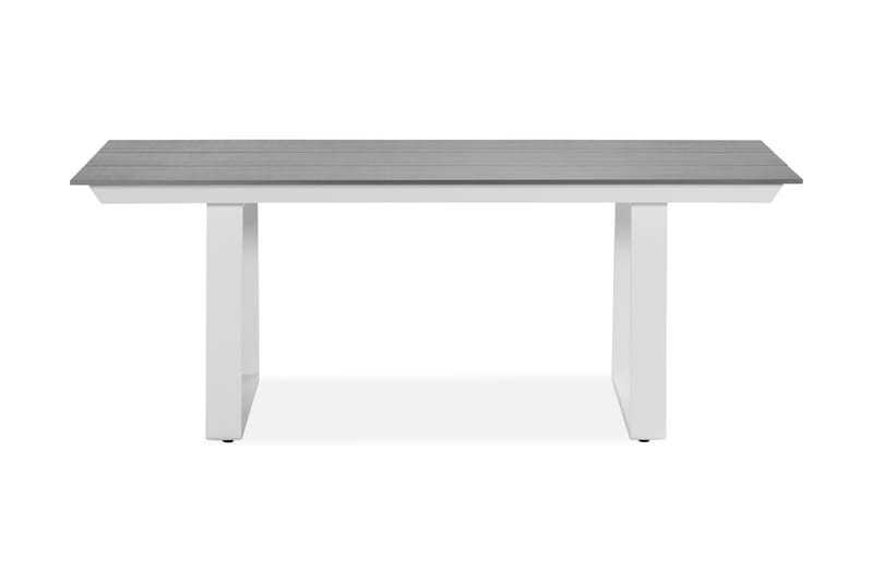 Braås Matbord 200 cm - Aintwood/Vit - Matbord utomhus