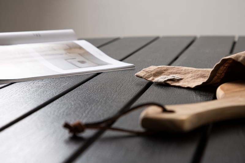 Break Matbord Utomhus 120 cm Rund - Beige - Utemöbler - Utebord & trädgårdsbord - Matbord utomhus