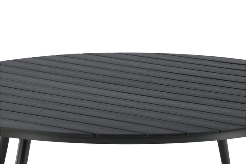 Break Matbord Utomhus 150 cm Rund - Svart - Utemöbler - Utebord & trädgårdsbord - Matbord utomhus