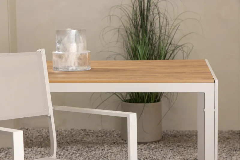 Break Matbord Utomhus 90x205 cm - Beige - Utemöbler - Utebord & trädgårdsbord - Matbord utomhus