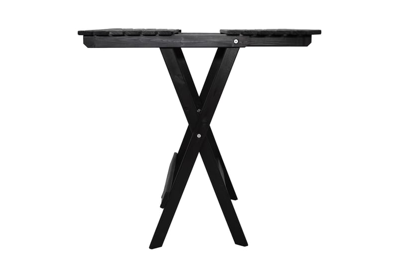 Edilma KlappUtebord 65 cm - Kaffesvart - Utemöbler - Utebord & trädgårdsbord - Matbord utomhus