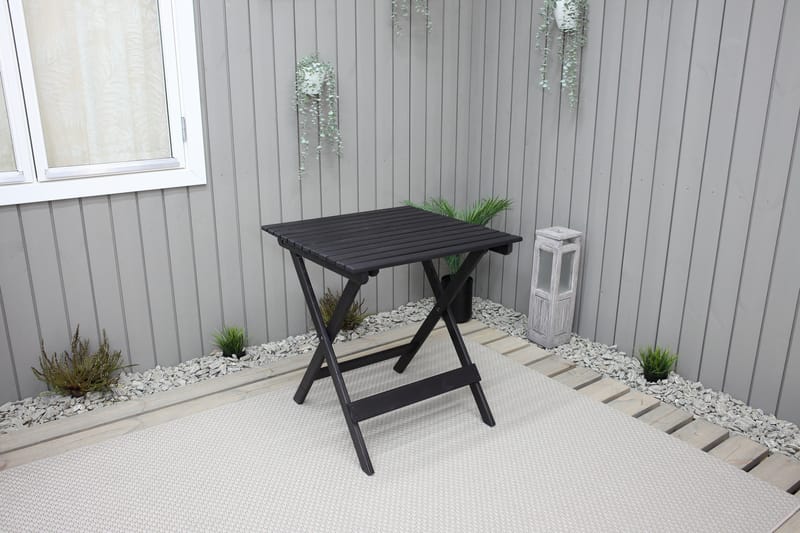 Edilma KlappUtebord 65 cm - Kaffesvart - Utemöbler - Utebord & trädgårdsbord - Matbord utomhus
