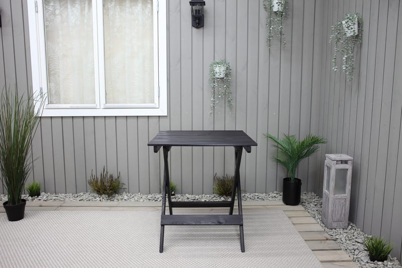 Edilma KlappUtebord 65 cm - Kaffesvart - Utemöbler - Utebord & trädgårdsbord - Matbord utomhus
