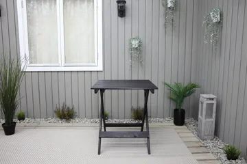 Edilma KlappUtebord 65 cm - Kaffesvart - Utemöbler - Utebord & trädgårdsbord - Matbord utomhus
