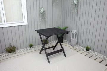 Edilma KlappUtebord 65 cm - Kaffesvart - Utemöbler - Utebord & trädgårdsbord - Matbord utomhus