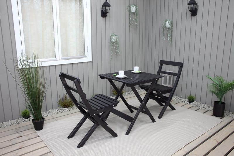Edilma KlappUtebord 65 cm - Kaffesvart - Utemöbler - Utebord & trädgårdsbord - Matbord utomhus