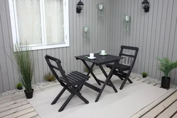 Edilma KlappUtebord 65 cm - Kaffesvart - Utemöbler - Utebord & trädgårdsbord - Matbord utomhus