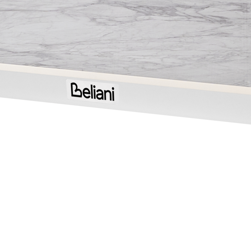 Matbord utomhus Feletto 90x180 cm Sten Vit - Vit - Utemöbler - Utebord & trädgårdsbord - Matbord utomhus