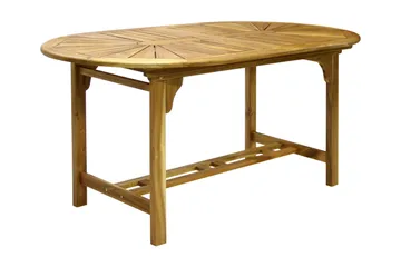 Finlay Matbord Utomhus Förlängningsbart 153-195x75 cm Ovalt - Akacia - Utemöbler - Utebord & trädgårdsbord - Matbord utomhus
