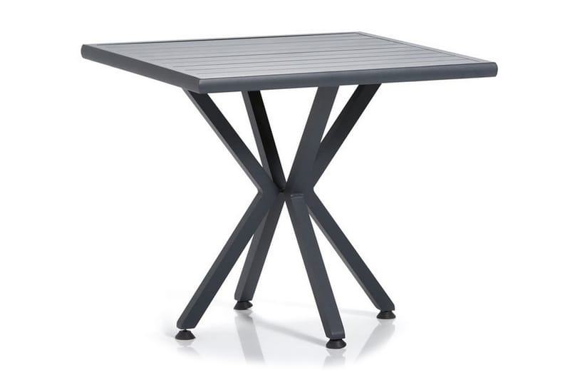 Givrezac Matbord Utomhus 90x90x90 cm - Grå - Utemöbler - Utebord & trädgårdsbord - Matbord utomhus