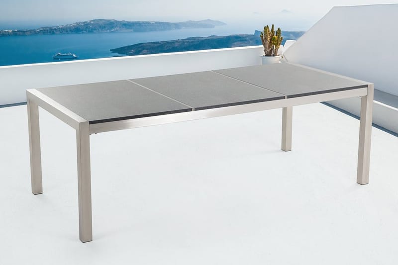 Grosseto Trädgårdsbord 220 cm - Grå - Matbord utomhus