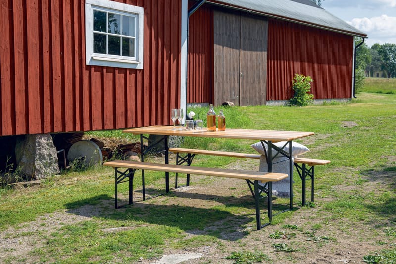 Guniess PicknickUtebord Hopfällbart - Svart/Natur - Utemöbler - Utebord & trädgårdsbord - Matbord utomhus