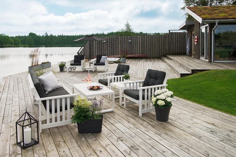 Hillerstorp Bullerö Gotland Bord 60x120 cm - Vit - Utemöbler - Utebord & trädgårdsbord - Matbord utomhus