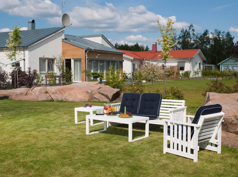 Hillerstorp Gotland Bord 60x120 cm - Vit - Utemöbler - Utebord & trädgårdsbord - Matbord utomhus