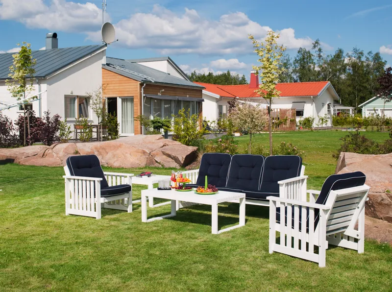 Hillerstorp Gotland Bord 60x120 cm - Vit - Utemöbler - Utebord & trädgårdsbord - Matbord utomhus