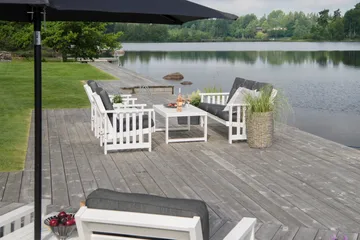 Hillerstorp Gotland Bord 60x120 cm - Vit - Utemöbler - Utebord & trädgårdsbord - Matbord utomhus