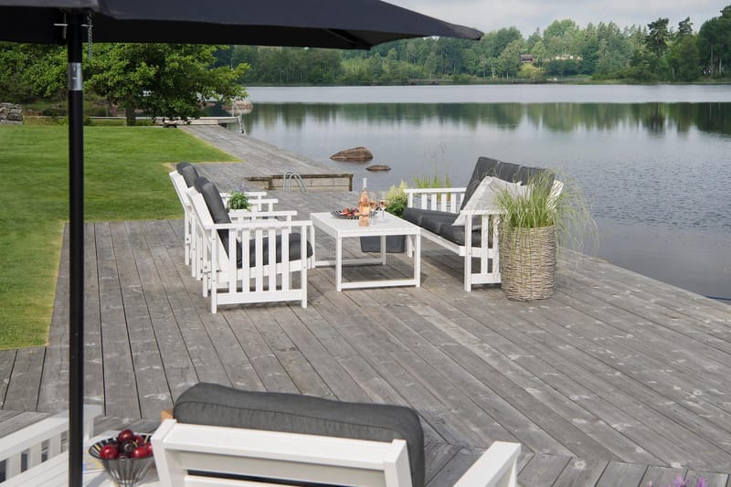 Hillerstorp Gotland Bord 60x120 cm - Vit - Utemöbler - Utebord & trädgårdsbord - Matbord utomhus