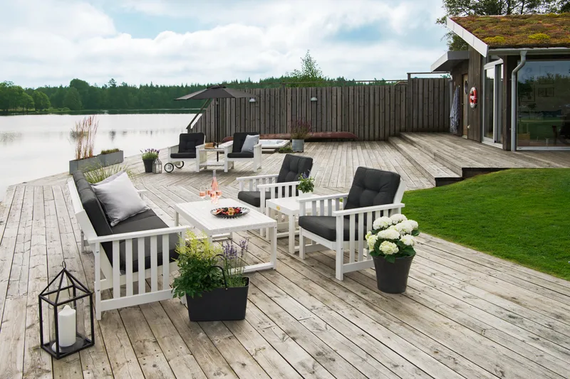 Hillerstorp Gotland Bord 60x120 cm - Vit - Utemöbler - Utebord & trädgårdsbord - Matbord utomhus