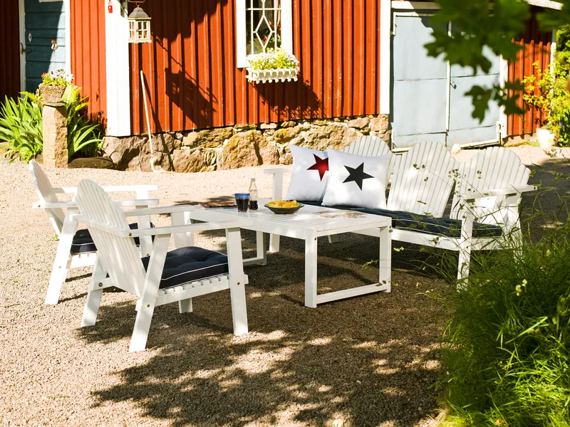 Hillerstorp Gotland Bord 60x120 cm - Vit - Utemöbler - Utebord & trädgårdsbord - Matbord utomhus