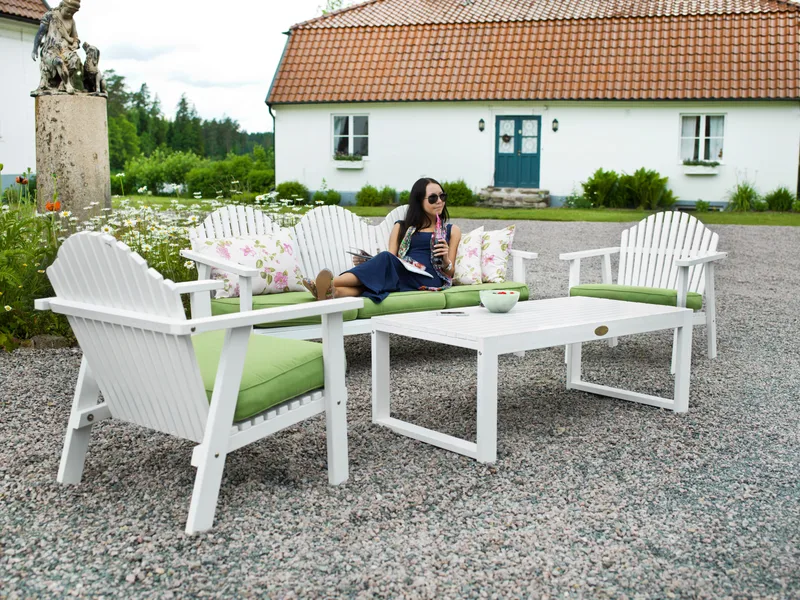 Hillerstorp Gotland Bord 60x120 cm - Vit - Utemöbler - Utebord & trädgårdsbord - Matbord utomhus