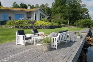 Hillerstorp Gotland Bord 60x120 cm - Vit - Utemöbler - Utebord & trädgårdsbord - Matbord utomhus