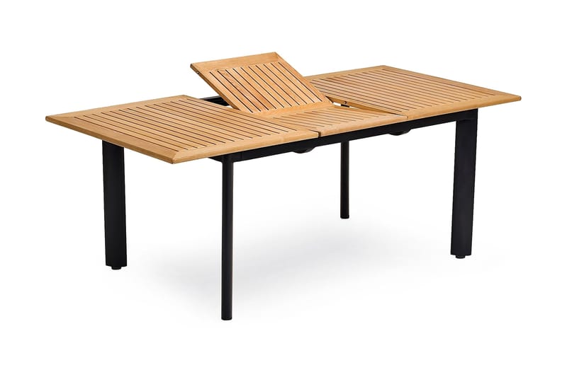 Hillerstorp  Nydala Utebord 150-200, Svart/Teak