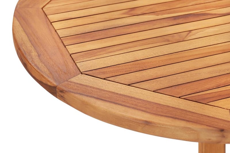 Hopfällbart Trädgårdsbord 120x70x75 cm massiv teak - Brun - Utemöbler - Utebord & trädgårdsbord - Matbord utomhus