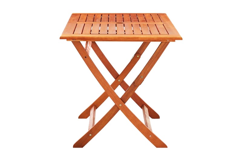 Hopfällbart Trädgårdsbord 120x70x75 cm massivt eukalyptusträ - Brun - Utemöbler - Utebord & trädgårdsbord - Matbord utomhus