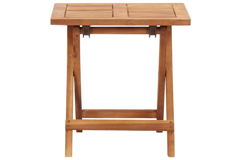 Hopfällbart Trädgårdsbord 40x40x40 cm massivt akaciaträ - Brun - Utemöbler - Utebord & trädgårdsbord - Matbord utomhus